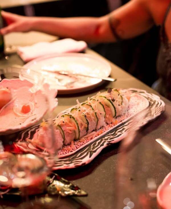 Cocina de  vanguardia sushi en valencia